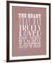 The Heart That Has Truly Loved-null-Framed Giclee Print