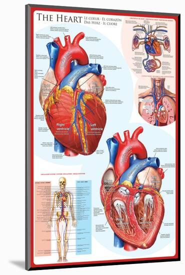 The Heart-null-Mounted Premium Giclee Print