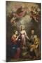 The Heavenly and Earthly Trinities (The Pedroso Murill), C. 1680-Bartolomé Estebàn Murillo-Mounted Premium Giclee Print