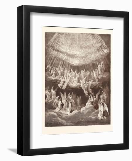 The Heavenly Choir-Gustave Dore-Framed Giclee Print