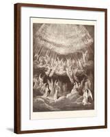 The Heavenly Choir-Gustave Dore-Framed Giclee Print