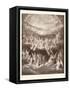 The Heavenly Choir-Gustave Dore-Framed Stretched Canvas
