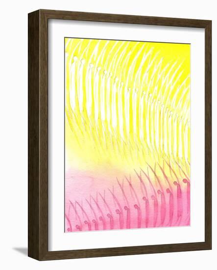 The Heavenly Host, 2001 (W/C on Paper)-Elizabeth Wang-Framed Giclee Print