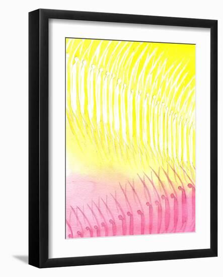 The Heavenly Host, 2001 (W/C on Paper)-Elizabeth Wang-Framed Giclee Print