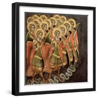 The Heavenly Militia, c.1348-54-Ridolfo di Arpo Guariento-Framed Giclee Print