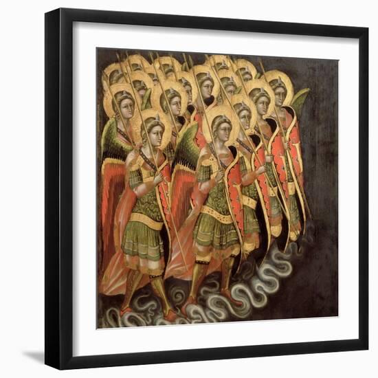 The Heavenly Militia, c.1348-54-Ridolfo di Arpo Guariento-Framed Giclee Print