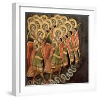 The Heavenly Militia, c.1348-54-Ridolfo di Arpo Guariento-Framed Giclee Print