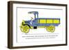 The Heavy Motor Truck, Stationary Cab, Driver's Seat-null-Framed Art Print