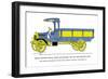 The Heavy Motor Truck, Stationary Cab, Driver's Seat-null-Framed Art Print