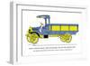 The Heavy Motor Truck, Stationary Cab, Driver's Seat-null-Framed Art Print