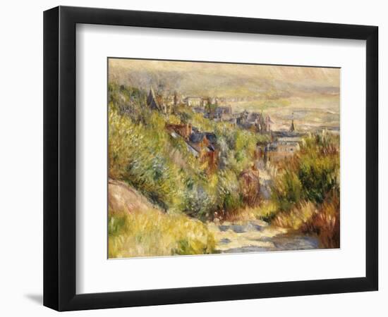 The Heights at Trouville-Pierre-Auguste Renoir-Framed Premium Giclee Print