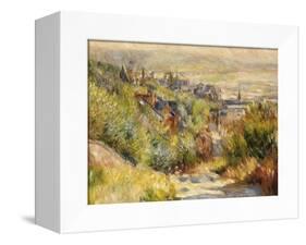 The Heights at Trouville-Pierre-Auguste Renoir-Framed Stretched Canvas