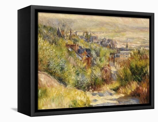 The Heights at Trouville-Pierre-Auguste Renoir-Framed Stretched Canvas