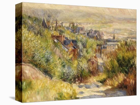 The Heights at Trouville-Pierre-Auguste Renoir-Stretched Canvas