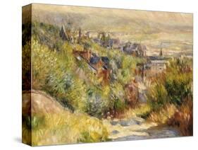 The Heights at Trouville-Pierre-Auguste Renoir-Stretched Canvas