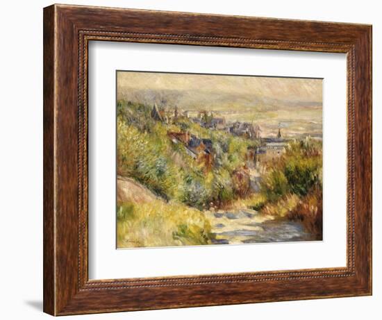 The Heights of Trouville-Pierre-Auguste Renoir-Framed Giclee Print