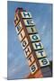 The Heights, Popular Neighborhood Sign, Little Rock, Arkansas, USA-Walter Bibikow-Mounted Photographic Print