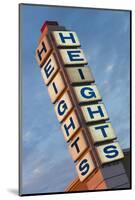 The Heights, Popular Neighborhood Sign, Little Rock, Arkansas, USA-Walter Bibikow-Mounted Photographic Print