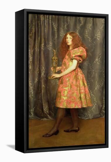 The Heir to All the Ages, C.1897-Thomas Cooper Gotch-Framed Stretched Canvas