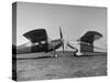 The Helioplane's Big 9 Foot Propeller Is Shown with Conventional 6 Foot Porpeller-Yale Joel-Stretched Canvas