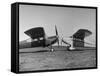 The Helioplane's Big 9 Foot Propeller Is Shown with Conventional 6 Foot Porpeller-Yale Joel-Framed Stretched Canvas