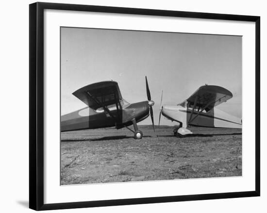 The Helioplane's Big 9 Foot Propeller Is Shown with Conventional 6 Foot Porpeller-Yale Joel-Framed Photographic Print