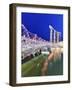 The Helix Bridge and Marina Bay Sands, Marina Bay, Singapore-Gavin Hellier-Framed Photographic Print