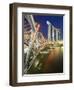 The Helix Bridge and Marina Bay Sands, Marina Bay, Singapore-Gavin Hellier-Framed Photographic Print