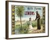 The Helix Farms Brand - California - Citrus Crate Label-Lantern Press-Framed Art Print