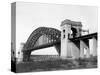 The Hell Gate Bridge in New York City-null-Stretched Canvas