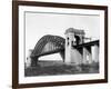 The Hell Gate Bridge in New York City-null-Framed Photographic Print