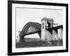 The Hell Gate Bridge in New York City-null-Framed Photographic Print