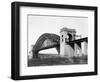 The Hell Gate Bridge in New York City-null-Framed Photographic Print