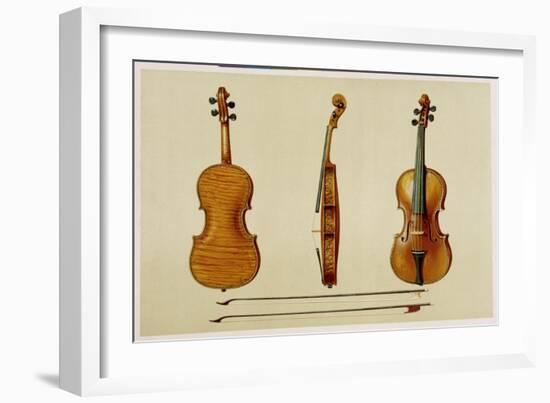 The Hellier Violin Made by Antonio Stradivarius-Alfred James Hipkins-Framed Giclee Print