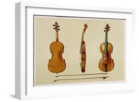 The Hellier Violin Made by Antonio Stradivarius-Alfred James Hipkins-Framed Giclee Print