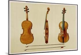 The Hellier Violin Made by Antonio Stradivarius-Alfred James Hipkins-Mounted Giclee Print