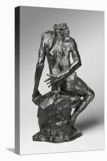 The Helmet-Maker's Wife, Modeled 1884-87, Cast by Alexis Rudier (1874-1952), 1925 (Bronze)-Auguste Rodin-Stretched Canvas