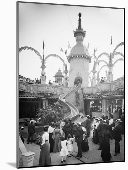 The Helter Skelter, Luna Park, Coney Island, N.Y.-null-Mounted Photo