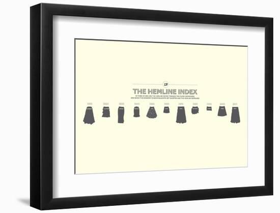 The Hemline Index-Stephen Wildish-Framed Art Print