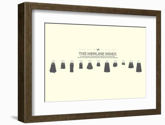 The Hemline Index-Stephen Wildish-Framed Art Print