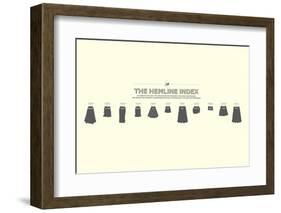 The Hemline Index-Stephen Wildish-Framed Art Print