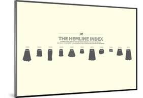 The Hemline Index-Stephen Wildish-Mounted Art Print