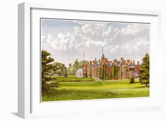 The Hendre, Monmouthshire, Wales, Home of the Rolls Family, C1880-Benjamin Fawcett-Framed Giclee Print