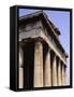 The Hephaestus Temple in Athens-null-Framed Stretched Canvas