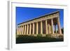 The Hephaisteion (The Temple of Hephaistos), Lit by Early Morning Light, Ancient Agora of Athens-Eleanor Scriven-Framed Photographic Print