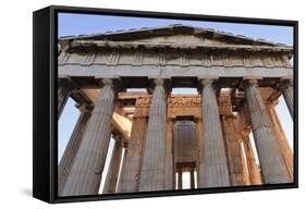The Hephaisteion (The Temple of Hephaistos)-Eleanor-Framed Stretched Canvas