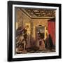 The Herald Angel and the Annunciation-Giovanni Bellini-Framed Giclee Print