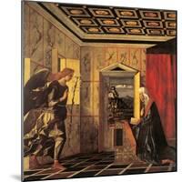 The Herald Angel and the Annunciation-Giovanni Bellini-Mounted Giclee Print