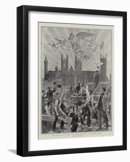 The Herald of Peace, the Most Welcome Coronation Guest-Frederic De Haenen-Framed Giclee Print