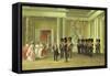 The Heraldic Hall in the Winter Palace, St Petersburg, 1838-Adolphe Ladurner-Framed Stretched Canvas